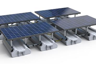 Floatovoltaic System for Solar Energy